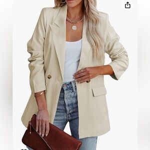 Farsay’s, blazer jacket size Large. Apricot color